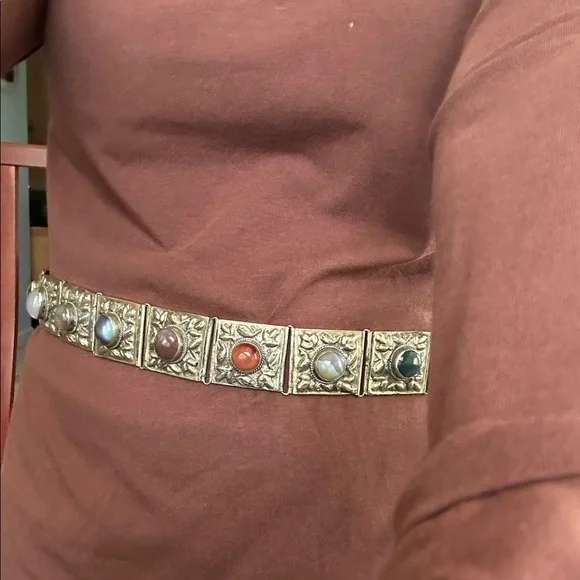 Vintage Afghan / Turkman metal Belt - www.rajagirimanappuram.com display picture 1